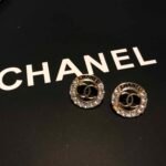 Chanel Cc Earrings Gold - Image 3