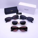 Celine Triomphe Hole Punch Sunglasses Leopard - Image 4