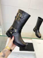 Celine Bulky Mid Biker Boot With Harness In Calfskin Vegetal Tanning 354573882C38Ng - Image 3