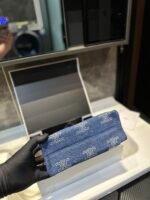 Celine Triomphe Small Cabas Thais In Denim Navy 25Cm 199162Fed 07At - Image 4