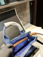 Celine Triomphe Small Cabas Thais In Denim Navy 25Cm 199162Fed 07At - Image 2