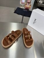 Celine Slides Tippi In Vegetal Brown 352343766C 04Lu - Image 5