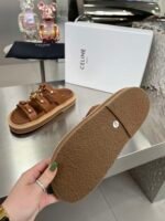 Celine Slides Tippi In Vegetal Brown 352343766C 04Lu - Image 6