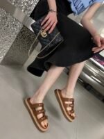 Celine Slides Tippi In Vegetal Brown 352343766C 04Lu - Image 10