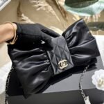 Chanel Clutch Bag Black 25Cm As4098 B13245 94305 - Image 5
