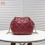 Chanel Drawstring Bag Red 15Cm - Image 4