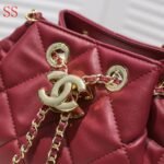 Chanel Drawstring Bag Red 15Cm - Image 7