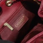 Chanel Drawstring Bag Red 15Cm - Image 10