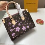 Louis Vuitton X Takashi Murakami Onthego PM Sakura Brown 25Cm M13269 - Image 3