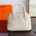 Hermes Bolide Taurillon Clemence Blanc 27Cm - Image 2