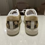 Gucci Gg Sneaker Beige Ebony 738992 Fabqa 9796 - Image 6