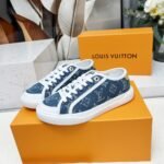 Louis Vuitton Lv Lagoon Sneaker Denim Blue 1Agyg4 - Image 4