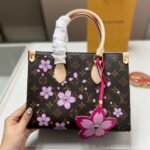 Louis Vuitton X Takashi Murakami Onthego PM Sakura Brown 25Cm M13269 - Image 2