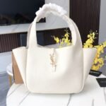 Saint Laurent Le 5 À 7 Bea In Grained Leather White 50Cm 763435Aaddg - Image 2