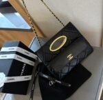 Chanel Clutch And Gold Plated Metal In Black 25Cm As5038 B17663 94305 - Image 8