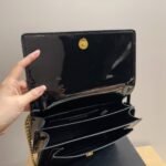 Saint Laurent Small Sunset Chain Bag Black 23Cm 533026D422W1000 - Image 6