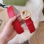 GIFT SET: GUCCI GG MILANO BAG RED & MONOGRAM BELT RED - Image 4