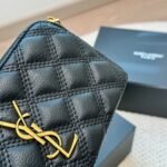 Saint Laurent Mini Becky Double Zip Bag Black 20Cm - Image 3