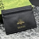 Gucci Animalier Leather Card Case Black 10Cm 523685 Dj20T 1000 - Image 2