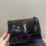 Saint Laurent Small Sunset Chain Bag Black 23Cm 533026D422W1000 - Image 2