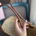 Miu Miu Palmetto Tote Bag Raffia In Tan 30Cm 5Bg206 2Ddh F0A5T - Image 3