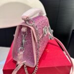 Valentino Vsling Mini Handbag With Sparkling Rose Quartz 19Cm 3W0B0G97Thv D0M - Image 5