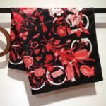 Gucci Women’s Floral Print Silk Carré Square In Red 90Cm - Image 3
