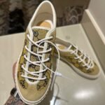 Gucci Gg Sneaker Beige Ebony 738992 Fabqa 9796 - Image 2