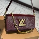 Louis Vuitton Twist West Bag Epi Bordeaux 23Cm M24603 - Image 2