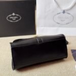 Prada Medium Leather Tote Bag Black 32Cm - Image 5