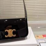 Celine Shoulder Bag Terence In Black 21Cm 118313Fzi 38No - Image 6