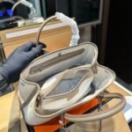 Hermes Garden Party 30 Handbag Canvas Etoupe 30Cm - Image 5