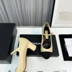 Chanel Mary Janes Beige G45118 - Image 2