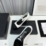 Chanel Mary Janes White G45118 - Image 6