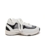 Chanel Cruise Sock Sneaker White Black
