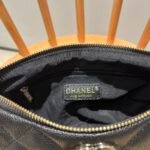 Chanel Small Hobo Bag Grained Shiny Calfskin Black 20Cm As4320 B15551 94305 - Image 8