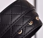 Chanel Cc Belt Silver Chain And Black Leather 28Mm - Image 6