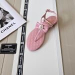 Chanel Sandals Pink G45258 X01000 Ns099 - Image 5