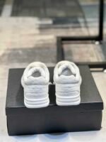 Chanel Cc Embossed Logo Suede White - Image 2