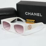 Chanel Cc Logo Square Sunglasses White In Pink - Image 2