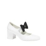 Chanel Mary Janes White And Black G45356 B15113 Nt688