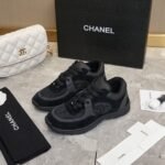 Chanel Cc Logo Sneaker Black G34361 Y53536 94305 - Image 2