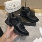 Chanel Cc Logo Sneaker Black G34361 Y53536 94305 - Image 5