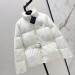 Prada Loden Down Jacket White - Image 3