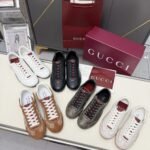 Gucci Men Shift Trainers Beige And Dark Brown 857018 Aaf1X 2750 - Image 9