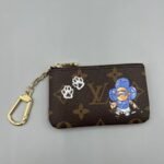 Louis Vuitton Key Pouch Monogram Blue Frost 12Cm M15341 - Image 3