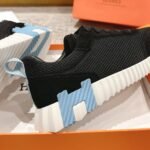 Hermes Bouncing Sneaker Black And Blue H232173Z 03355 - Image 10