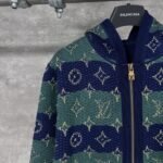 Louis Vuitton Monogram Double Face Reversible Hoodie Dark Night Blue 1Aijz7 - Image 3