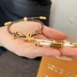 Louis Vuitton Lv Iconic Bracelet Monogram White M1020Z - Image 4