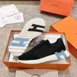 Hermes Bouncing Sneaker Black And Blue H232173Z 03355 - Image 8